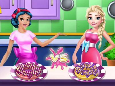poster of Play Princesses Cooking Contest Game Online 2024 game