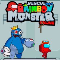 ملصق اللعبة Rescue from Rainbow Monster Online