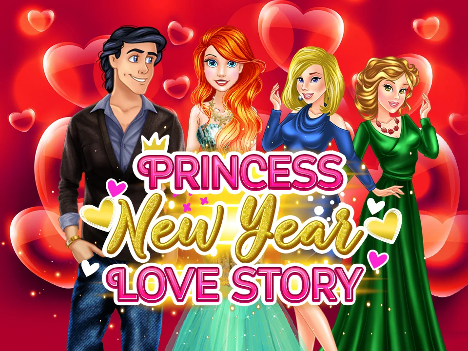 poster of Play Princess New Year Love Story Game Online 2024 game