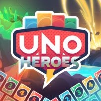 ملصق اللعبة UNO Heroes