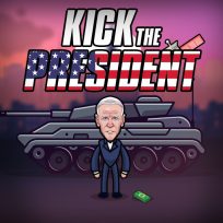 ملصق اللعبة Kick the President