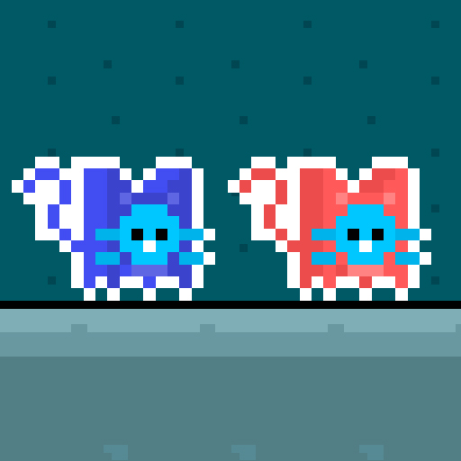 poster of Play Red and Blue Cats Game Online 2024 game
