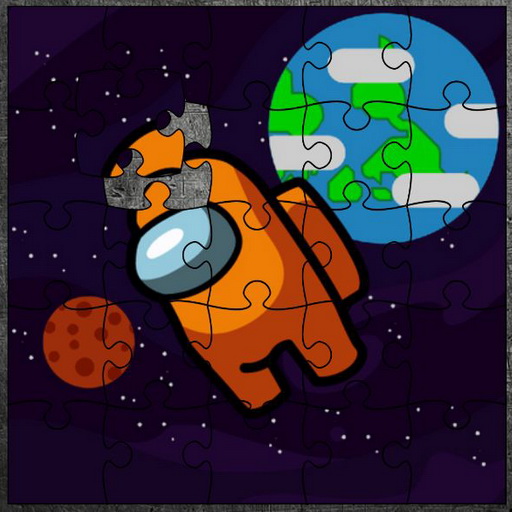 poster of Play Among Space Jigsaw Game Online 2024 game