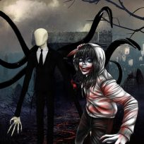 ملصق اللعبة Jeff The Killer The Hunt for The Slenderman