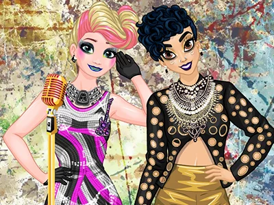 poster of Play Princess Style Guide 2017: Glam Rock Game Online 2024 game