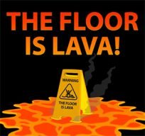 ملصق اللعبة The Floor is Lava