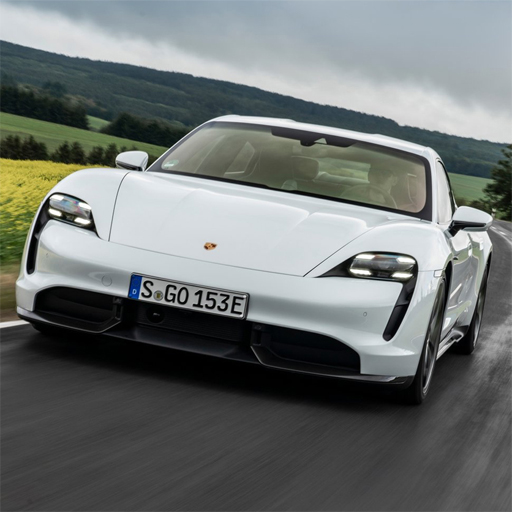 poster of Play Porsche Taycan Slide Game Online 2024 game