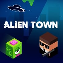 ملصق اللعبة Alien Town