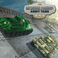 ملصق اللعبة Impossible Parking Army Tank