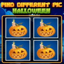 poster of Find Different Pic Halloween game