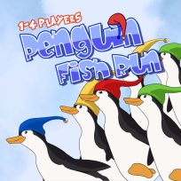 ملصق اللعبة Penguin Fish Run