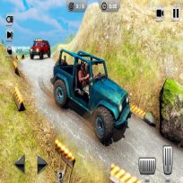 ملصق اللعبة Mountain Climb Passenger Jeep Simulator Game