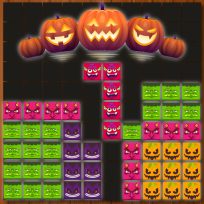 poster of Blocks Puzzle Halloween game