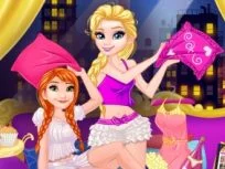 poster of Ellie and Annie Pijama Party game