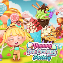 ملصق اللعبة Yummy Ice Cream Factory