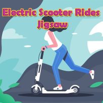 poster of Electric Scooter Rides Jigsaw game