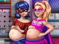 poster of Hero Dolls Pregnant BFFs game
