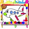 poster of Airplane Coloring Book game