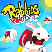 ملصق اللعبة Rabbids Wild Race