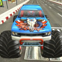 ملصق اللعبة Monster Truck City Parking