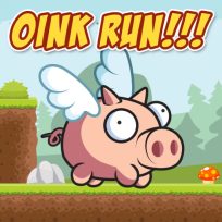 ملصق اللعبة Oink Run