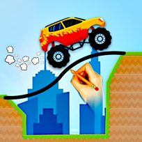 ملصق اللعبة Draw and Save The Car