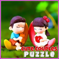 ملصق اللعبة Cute Couples Puzzle