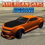 ملصق اللعبة American Cars Jigsaw