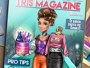 poster of Play Tris Fashion Cover Dress Up Game Online 2024 game