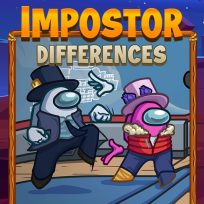 ملصق اللعبة Impostor Differences