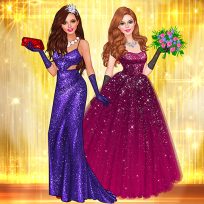 ملصق اللعبة Prom Night Dress Up