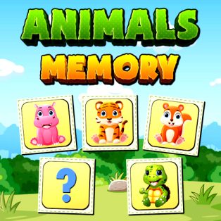 ملصق اللعبة Animals Memory Match