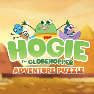 poster of Hogie The Globehoppper Adventure Puzzle game