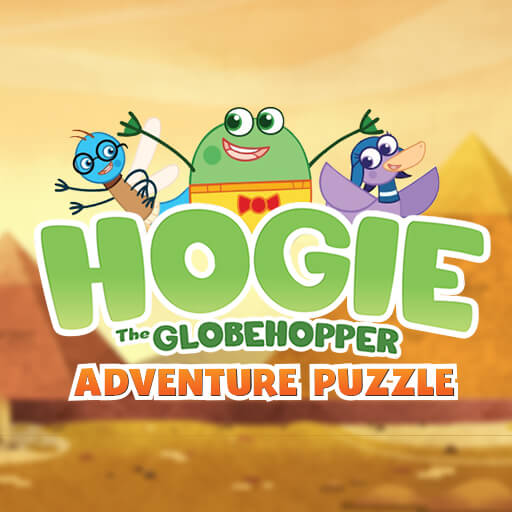 poster of Play Hogie The Globehoppper Adventure Puzzle Game Online 2024 game