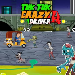 poster of Tuk Tuk Crazy Driver game