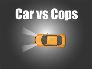 poster of cars vs cops game