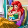 poster of Princess Mermaid Mommy Birth game