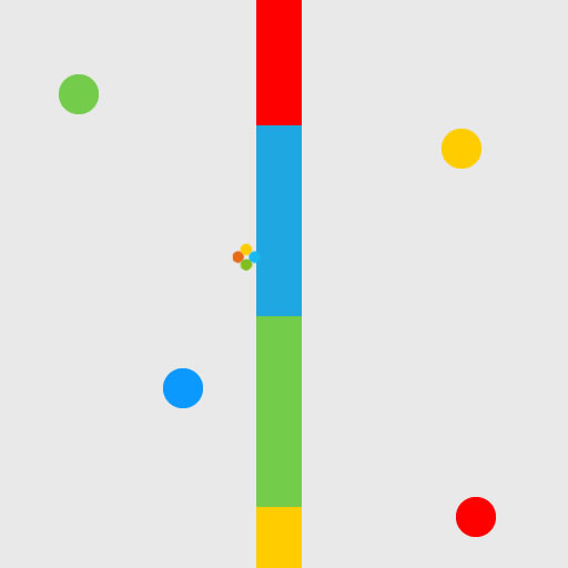 poster of Play Jumping Dot Colors Game Online 2024 game