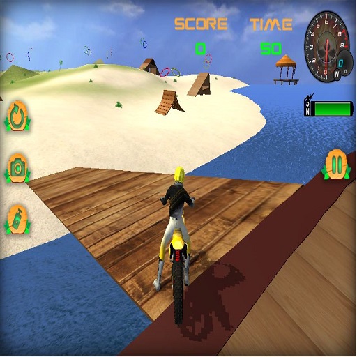 poster of Play Moto Beach Jumping Simulator Game Game Online 2024 game
