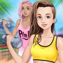 poster of Fitness Girls Dress Up game