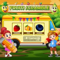 ملصق اللعبة Fruits Scramble