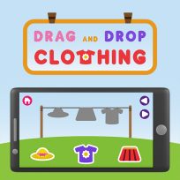 ملصق اللعبة Drag and Drop Clothing