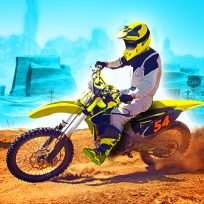 ملصق اللعبة Dirt Bike Max Duel