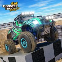 poster of 4×4 Monster Truck Driving 3d game