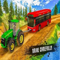 poster of Chained Tractor Towing Rescue game