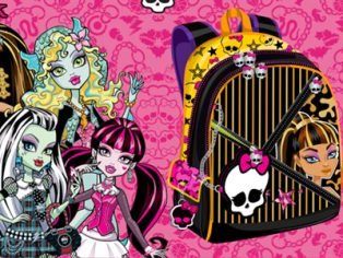 poster of Design Your Monster High Backpack game