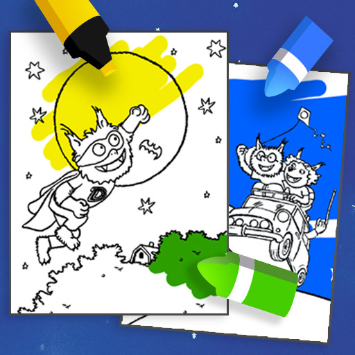 poster of Play Coloring Dolfje Weerwolfje Game Online 2024 game
