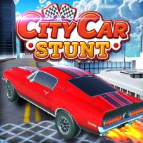 poster of City Car Stunts Simulation Game 3D game