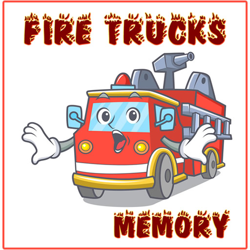 poster of Play Fire Trucks Memory Game Online 2024 game