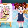 poster of Baby Taylor Painting Class game